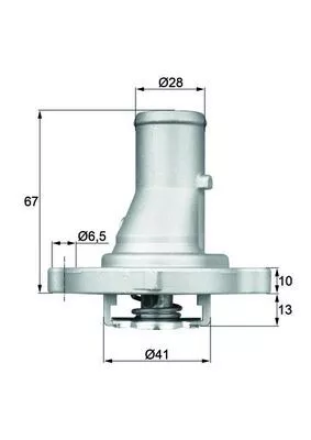 Thermostat, coolant