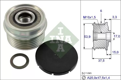 Alternator Freewheel Clutch