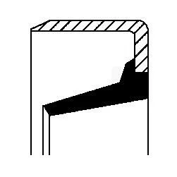 CORTECO Shaft Seal, clutch release bearing shaft (01020437B)