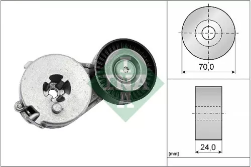 Belt Tensioner, V-ribbed belt