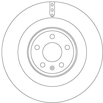 TRW Brake Disc (DF6343S)