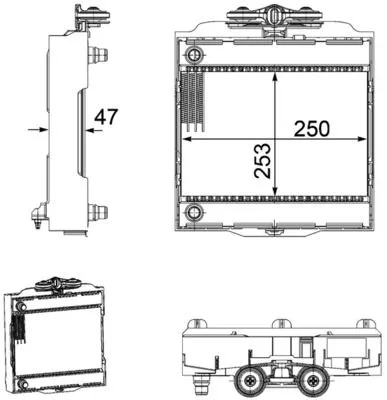 MAHLE Radiator, engine cooling (CR922000P)