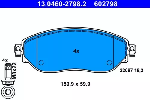 Brake Pad Set, disc brake