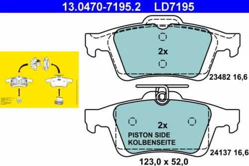 Brake Pad Set, disc brake