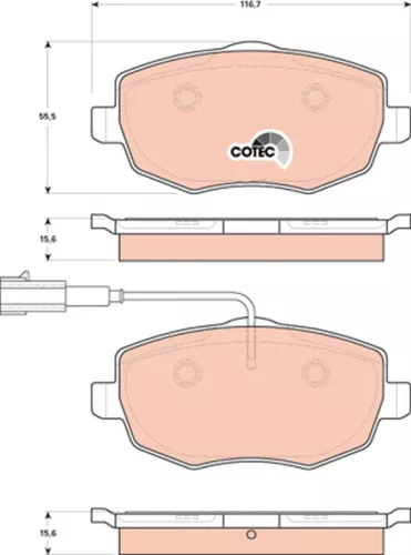Brake Pad Set, disc brake