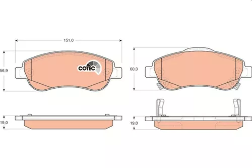 Brake Pad Set, disc brake