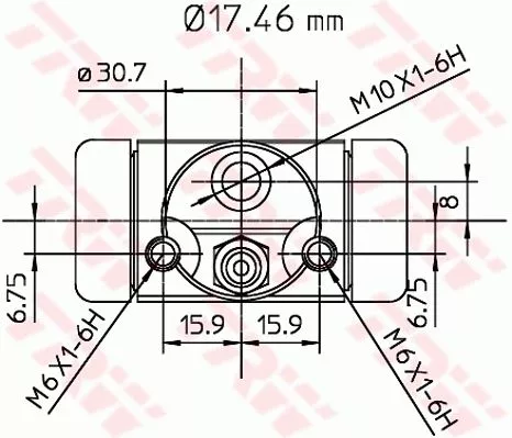 TRW Wheel Brake Cylinder (BWA130)