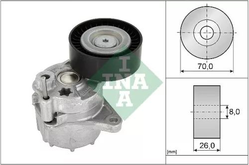 Belt Tensioner, V-ribbed belt