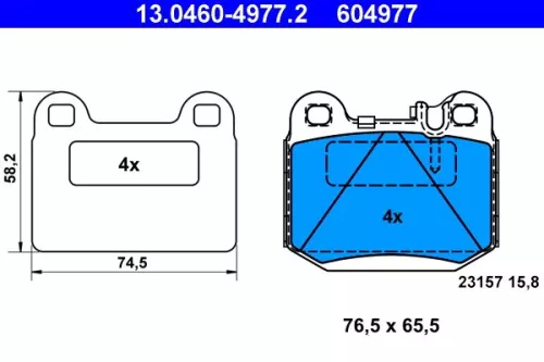 Brake Pad Set, disc brake