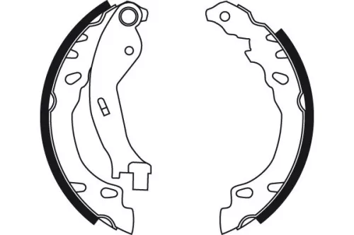 TRW Brake Shoe Set (GS8711)