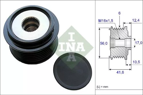 Alternator Freewheel Clutch