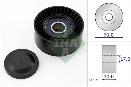Tensioner Pulley, V-ribbed belt