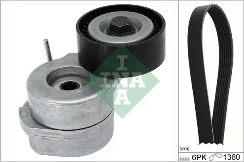 Schaeffler INA Deflection/Guide Pulley, V-ribbed belt (532066810)