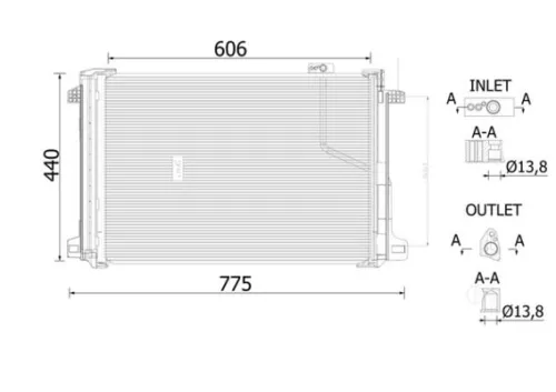 Condenser, air conditioning