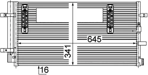 MAHLE Condenser, air conditioning (AC457000P)