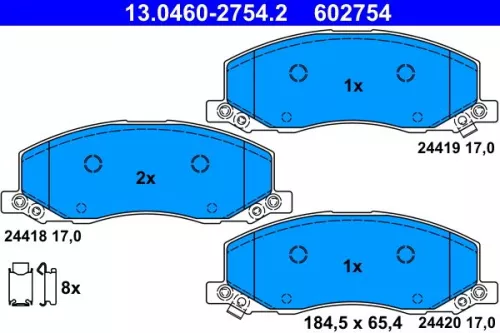 Brake Pad Set, disc brake