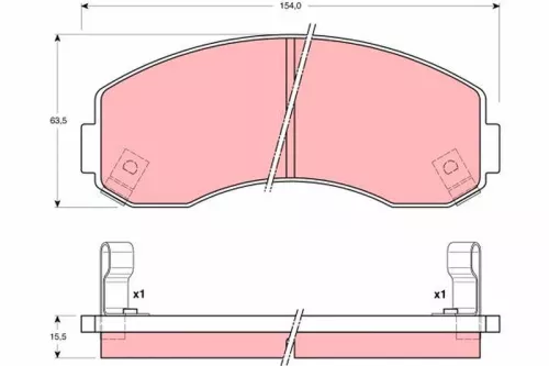 Brake Pad Set, disc brake