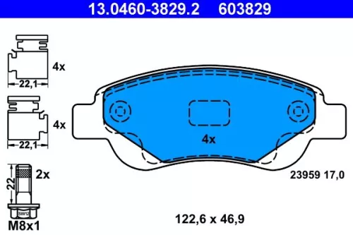 Brake Pad Set, disc brake
