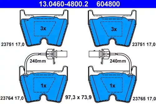 Brake Pad Set, disc brake