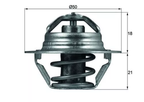 Thermostat, coolant