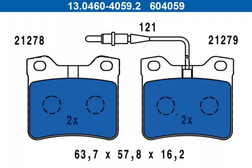 Brake Pad Set, disc brake