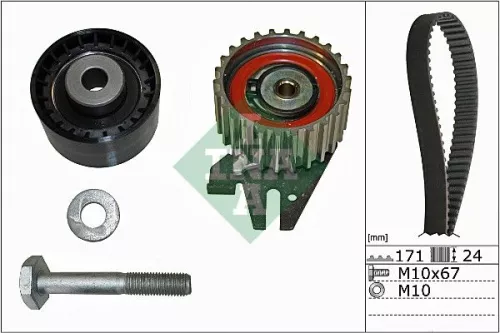 Schaeffler INA Belt Tensioner, V-ribbed belt (534037010)