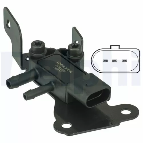 Sensor, exhaust pressure