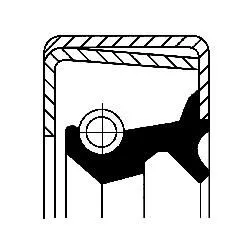 CORTECO Shaft Seal, wheel hub (12013987B)