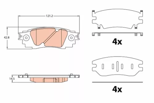 Brake Pad Set, disc brake