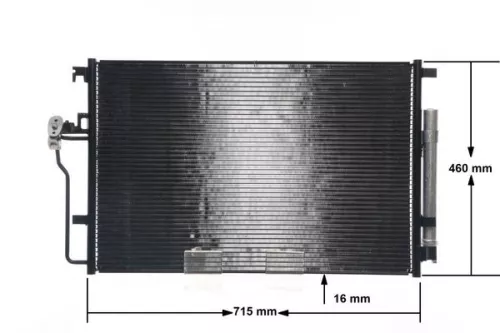 MAHLE Condenser, air conditioning (AC553001S)