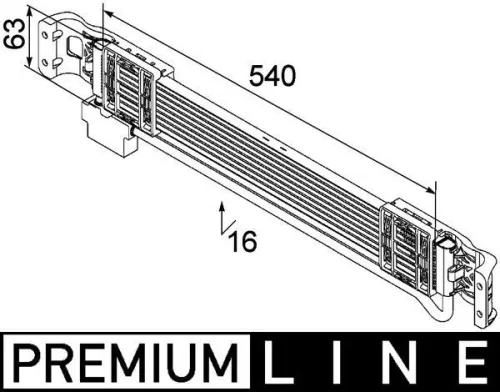 Oil Cooler, engine oil