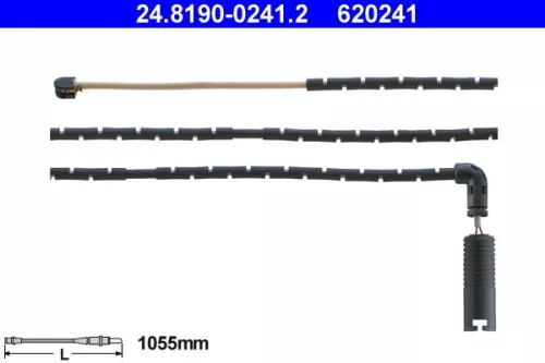 Warning Contact, brake pad wear