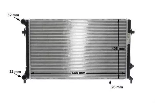 MAHLE Radiator, engine cooling (CR30000S)