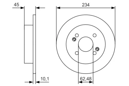 BOSCH Brake Disc (0986479D02)