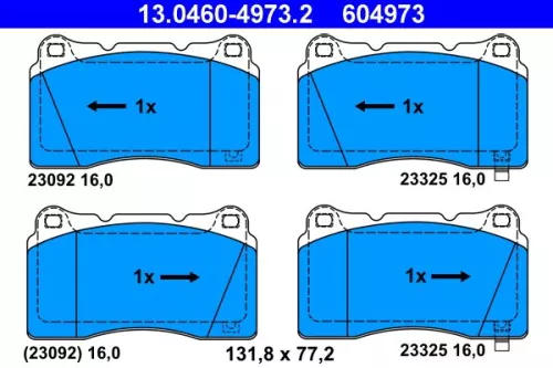 Brake Pad Set, disc brake