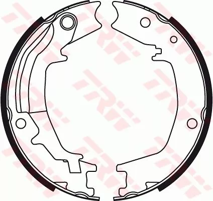Brake Shoe Set, parking brake