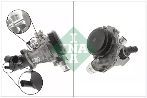 Schaeffler INA Belt Tensioner, V-ribbed belt (534027110)