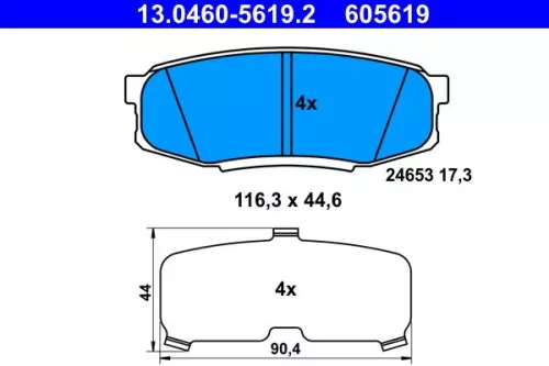 Brake Pad Set, disc brake