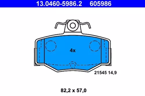 Brake Pad Set, disc brake