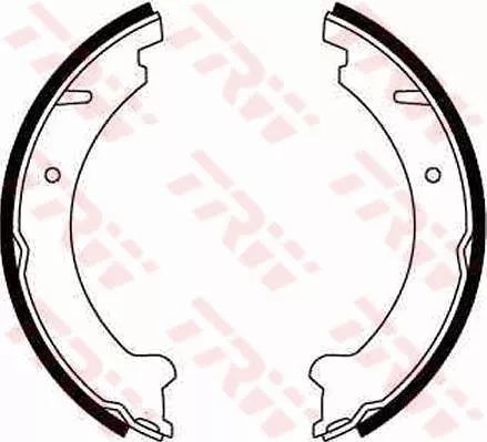 Brake Shoe Set, parking brake