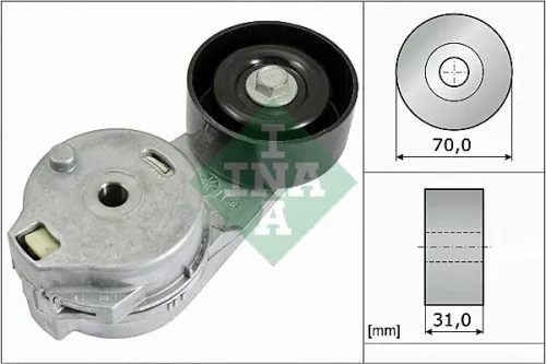 Belt Tensioner, V-ribbed belt