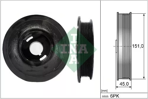 Schaeffler INA Alternator Freewheel Clutch (535017610)