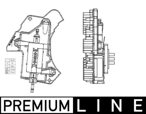 Regulator, interior blower