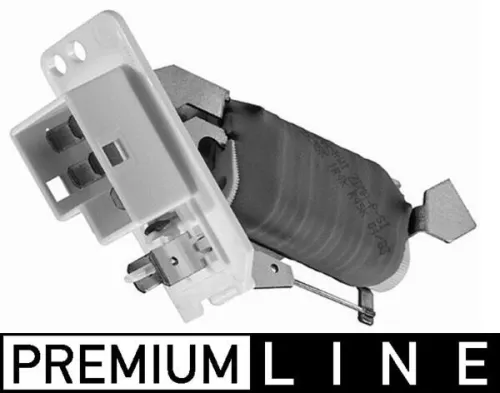 Resistor, interior blower