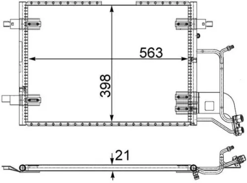Condenser, air conditioning