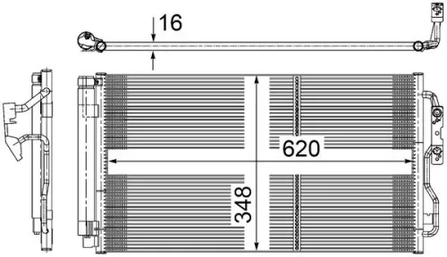 Condenser, air conditioning