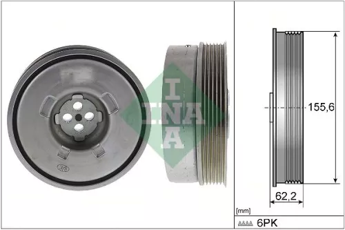 Schaeffler INA Belt Tensioner, V-ribbed belt (534068110)