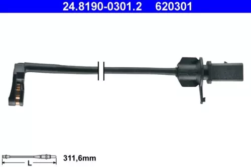 ATE Warning Contact, brake pad wear (24.8190-0301.2)