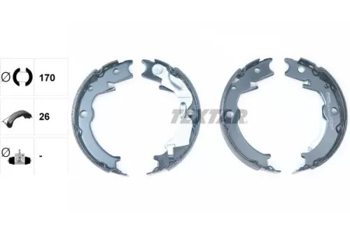 Brake Shoe Set, parking brake