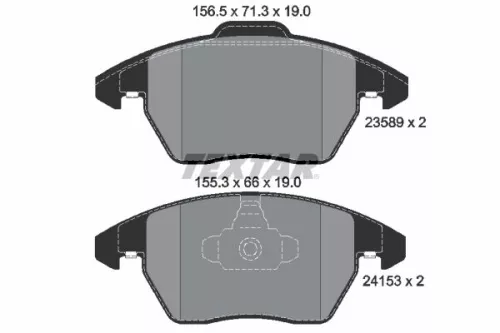 TEXTAR Brake Pad Set, disc brake (2358901)